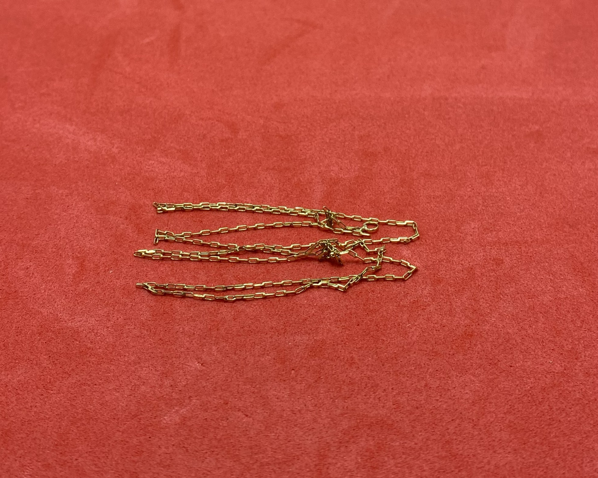 01 Gargantilla Oro 18 K — lote 144 del remate DICREP en Valdivia