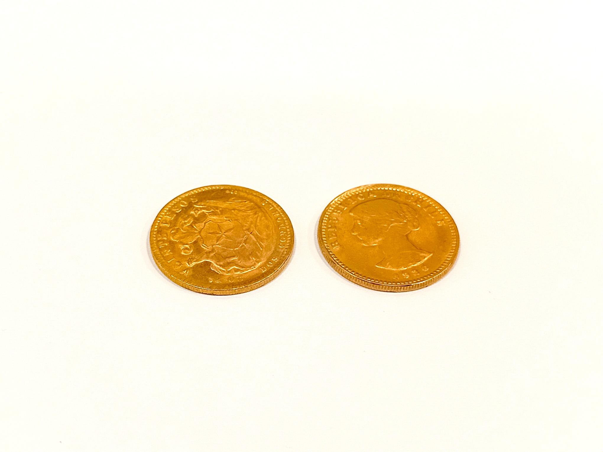 2 Monedas — lote 35 del remate DICREP en Rancagua