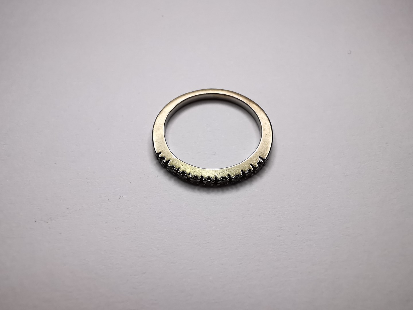 Anillo Dama Oro Blanco — lote 448 del remate DICREP en Valparaíso