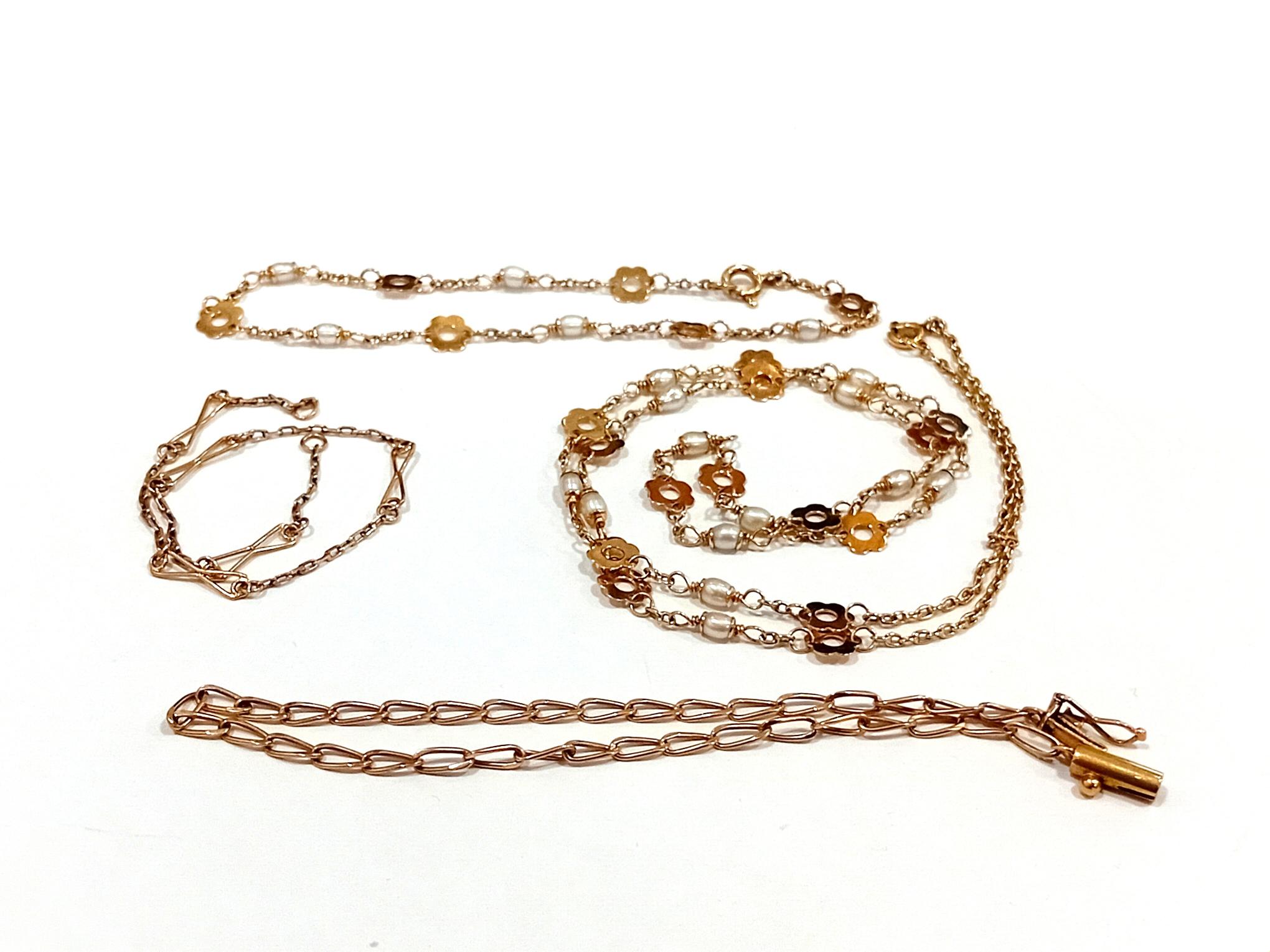 3 Pulseras - Collar — lote 655 del remate DICREP en Rancagua