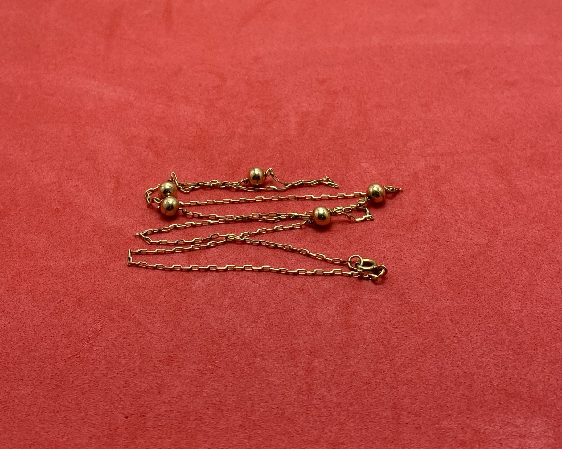 01 Gargantilla Oro 18 K — lote 169 del remate DICREP en Valdivia