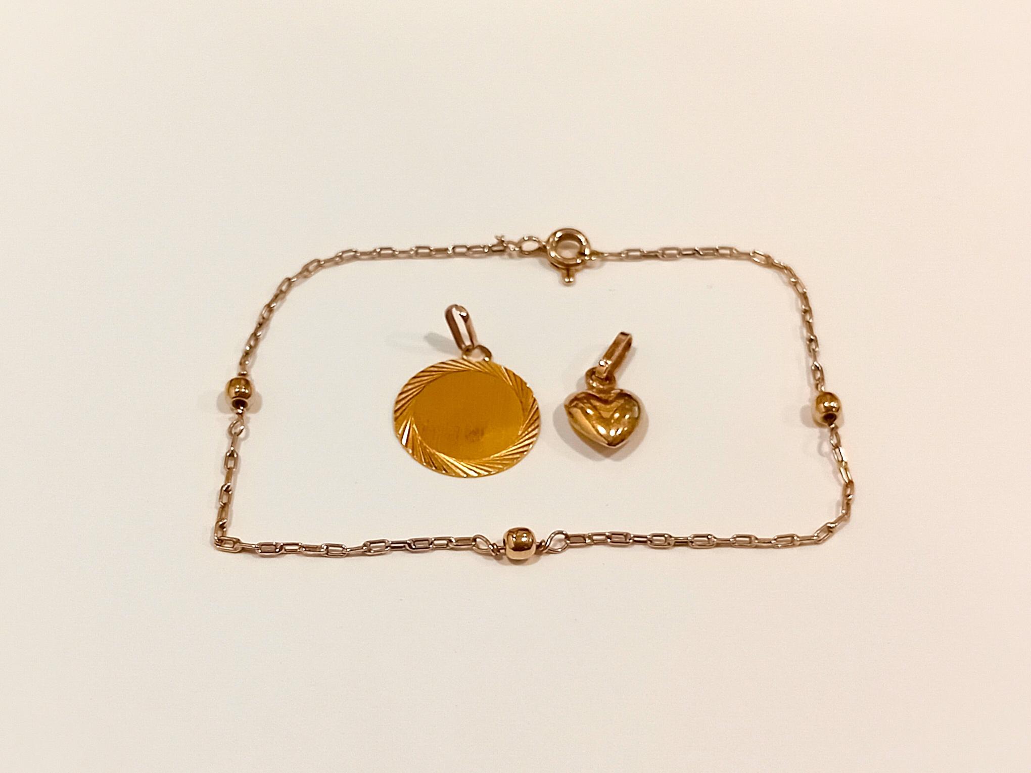 Pulsera - 2 Colgantes — lote 20 del remate DICREP en Rancagua