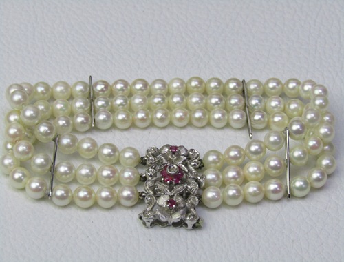 Pulsera De Perlas Cultiv — lote 196 del remate DICREP en Quillota